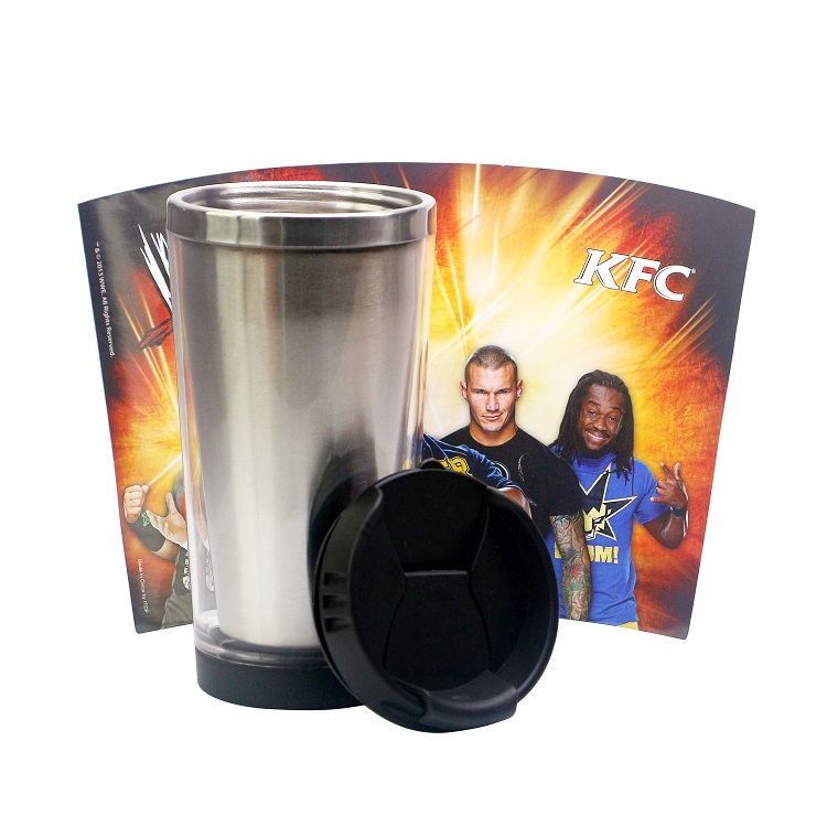 DIY paper insert stainless steel tumbler