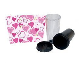 Paper insert plastic tumbler cup