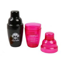 8oz plastic shaker bottle