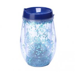 plastic stemless wine cup