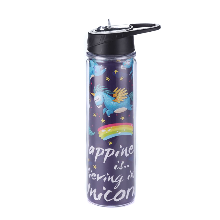 530ml double wall plasitc bottle