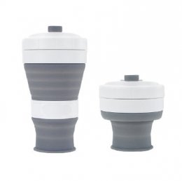 500ml collapsible silicon coffee mug